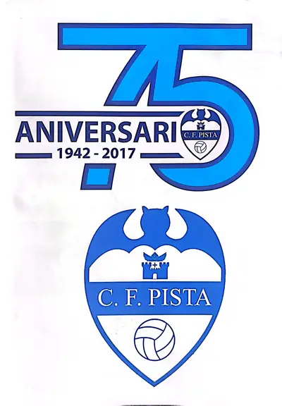 Portada de la revista 75 Aniversari C.F. Pista
