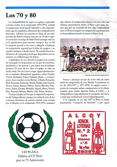 Página 15 de 75 Aniversari C.F. Pista