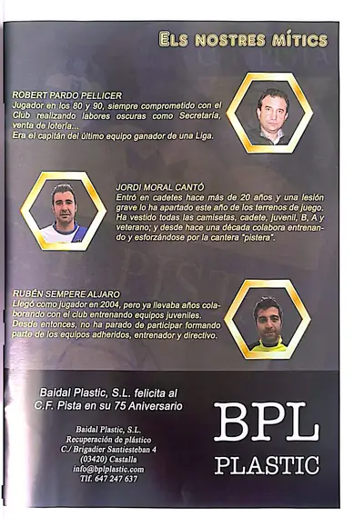 Página 43 de 75 Aniversari C.F. Pista